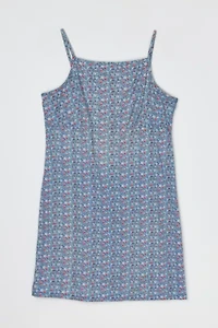 Vintage 90s Floral Printed Mini Dress