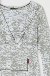 Vintage Y2k Hard Tail Light Camo Jersey Mini Dress