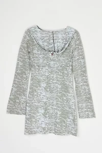 Vintage Y2k Hard Tail Light Camo Jersey Mini Dress