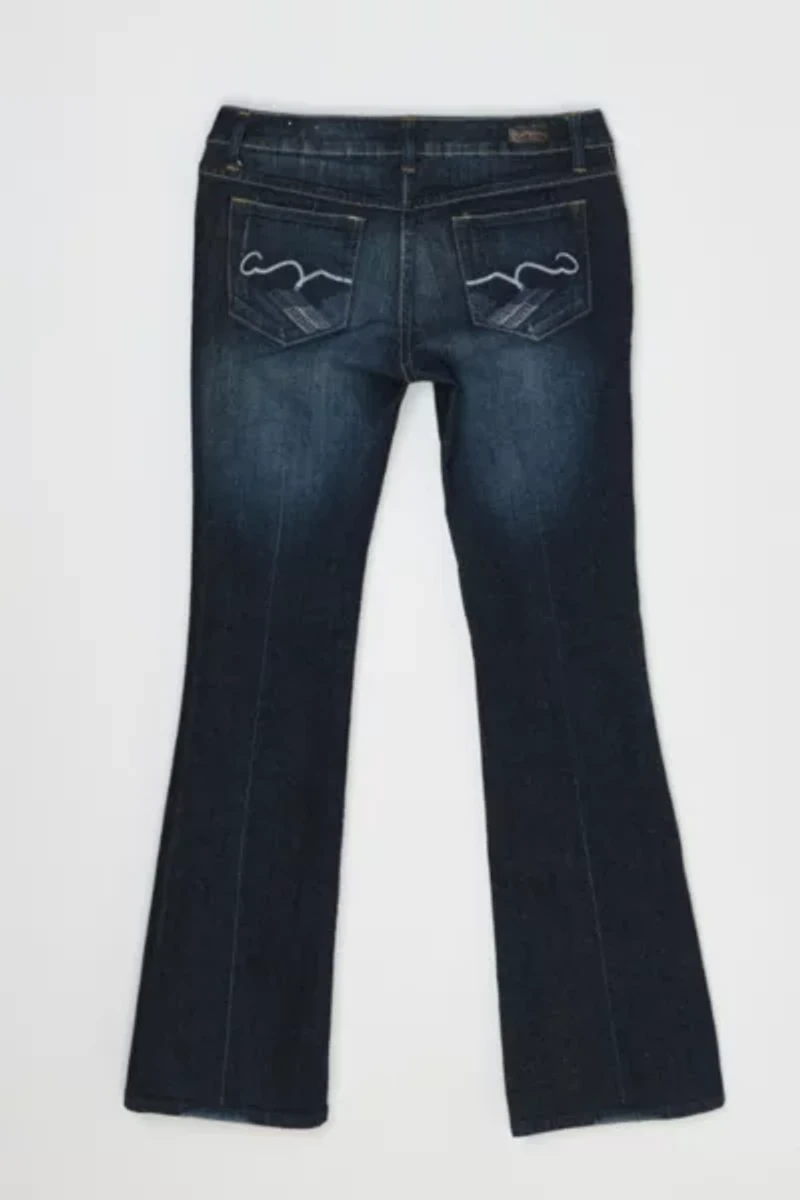 Vintage Y2k Dark Wash Boot-cut Jeans