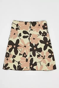 Vintage Y2k Floral Printed Midi Skirt
