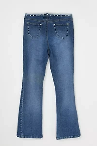 Vintage Y2k Rhinestone Studded Cutoff-Waist Jeans
