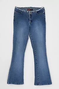 Vintage Y2k Rhinestone Studded Cutoff-Waist Jeans