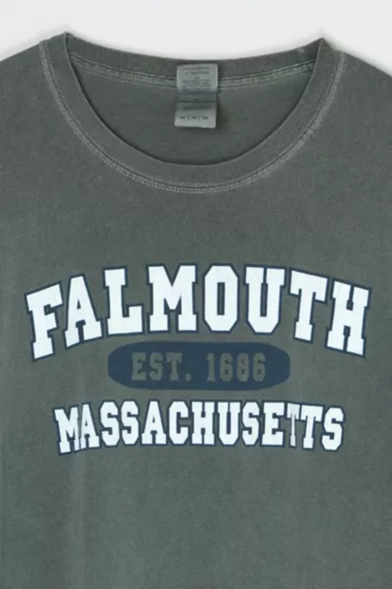 Vintage Y2k Falmouth, Massachusetts Long Sleeve T-Shirt