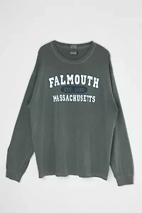 Vintage Y2k Falmouth, Massachusetts Long Sleeve T-Shirt