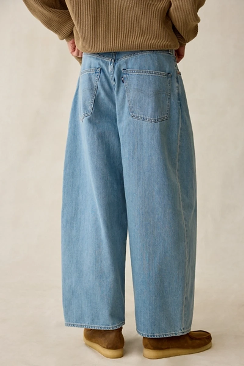 Levi’s® Blue Tab Wide Leg Pleated Denim Trouser Pant