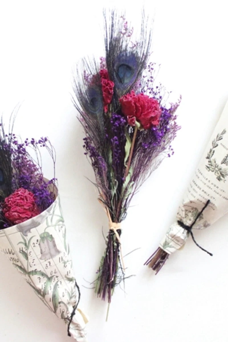 Roxanne’s Dried Flowers Twilight Garden Bouquet