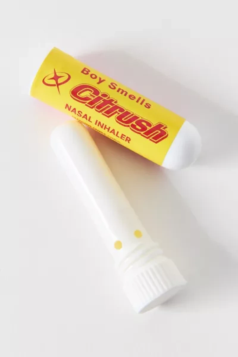 Boy Smells Sniffer Nasal Stick