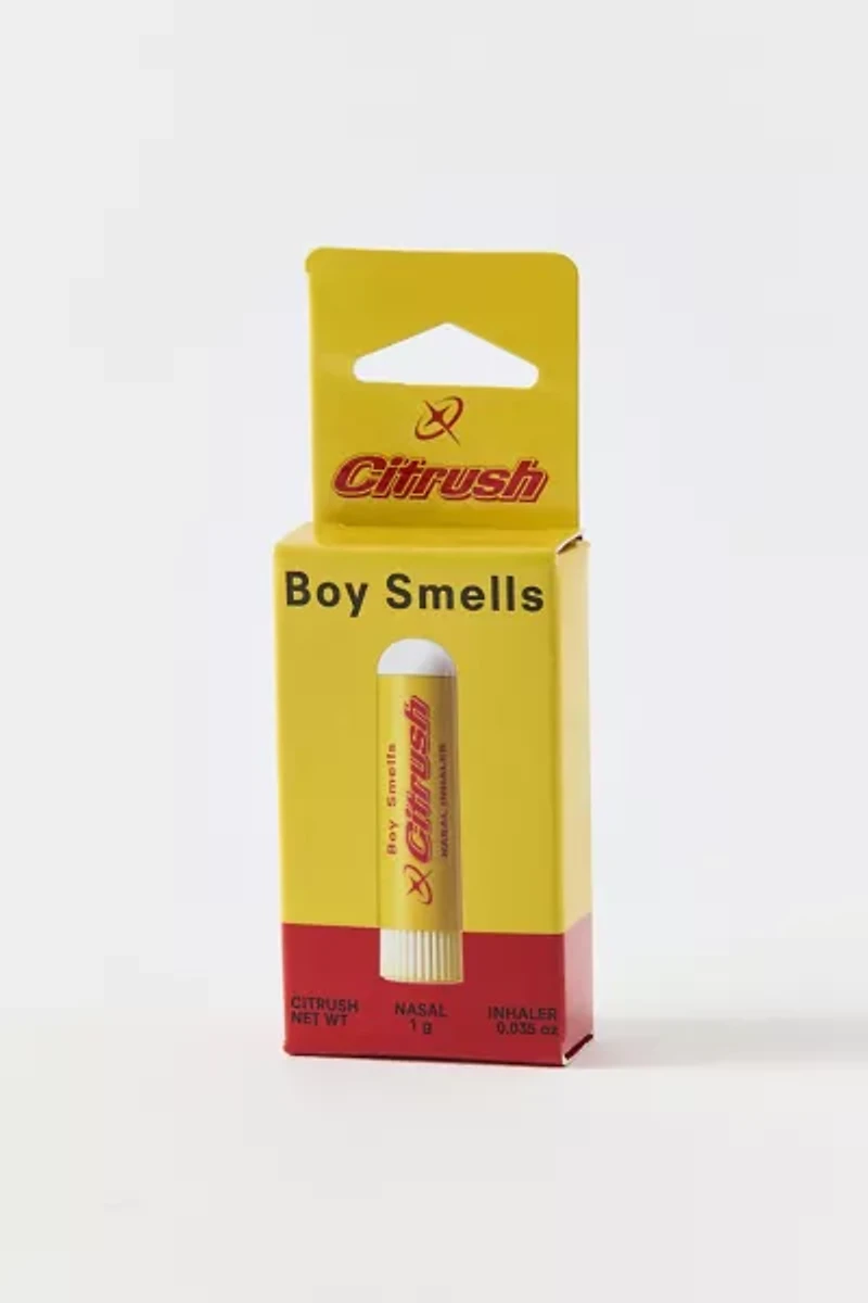 Boy Smells Sniffer Nasal Stick