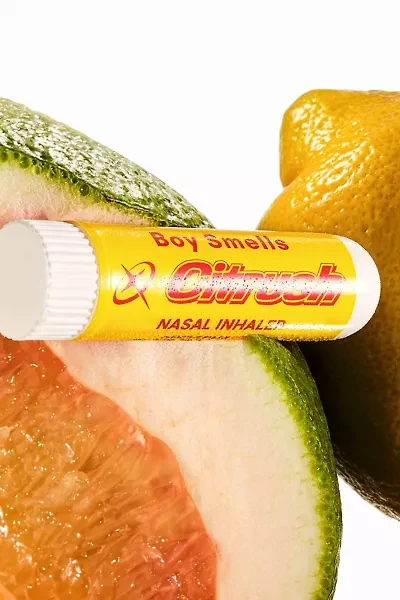 Boy Smells Sniffer Nasal Stick