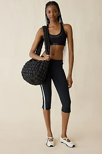 P.E Nation Fusion Studio Soft + Power Mesh Layered Sports Bra