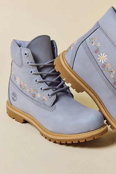 Timberland Women's Embroidered Premium 6-Inch Waterproof Boot