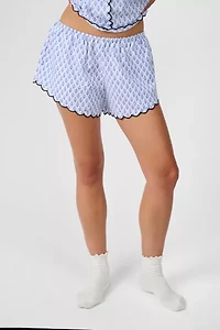 WeWoreWhat Scallop Pajama Shorts