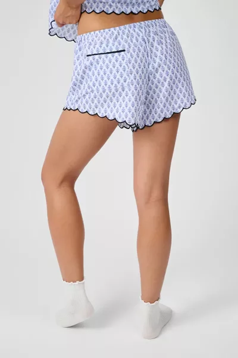 WeWoreWhat Scallop Pajama Shorts
