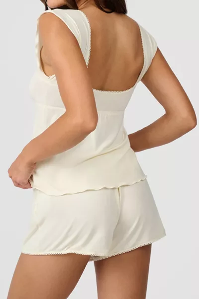 WeWoreWhat Square Neck Babydoll Top