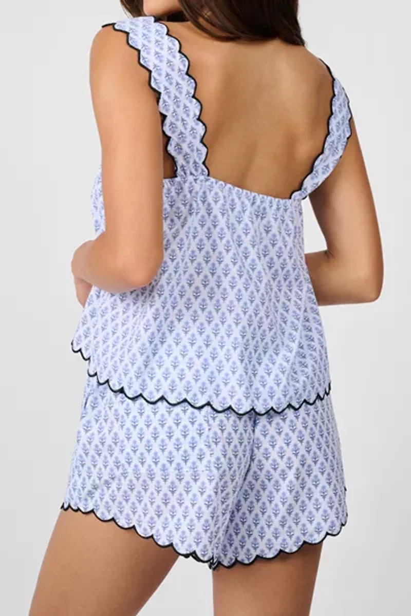 WeWoreWhat Scallop Tank Top