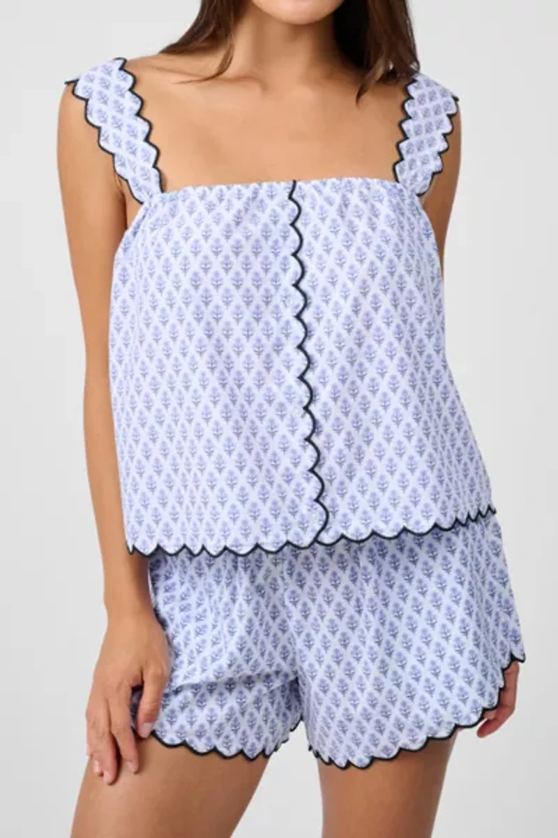 WeWoreWhat Scallop Tank Top