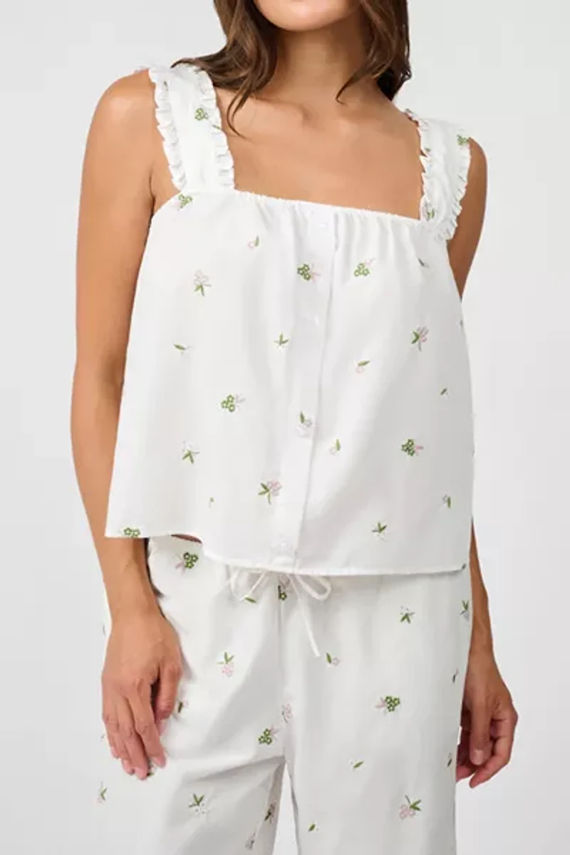 WeWoreWhat Ruffle Tank Top