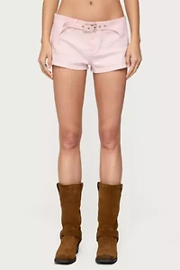 Edikted Vicco Belt Detail Shorts