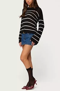 Edikted Drop Shoulder Light Knit Sweater