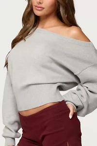 Edikted Ravenna Off Shoulder Sweater