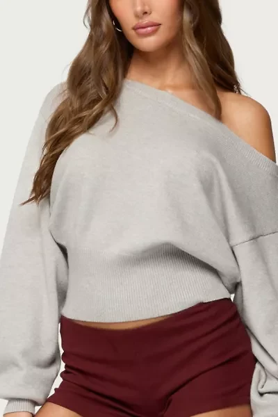 Edikted Ravenna Off Shoulder Sweater