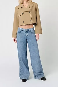 WeWoreWhat Cropped Trench Coat