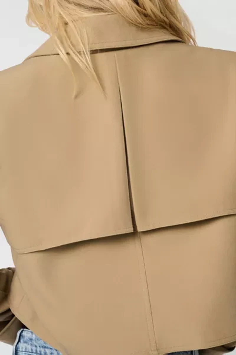 WeWoreWhat Cropped Trench Coat