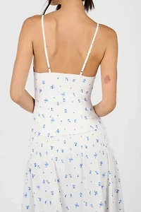 WeWoreWhat Ruffle Floral Corset Top