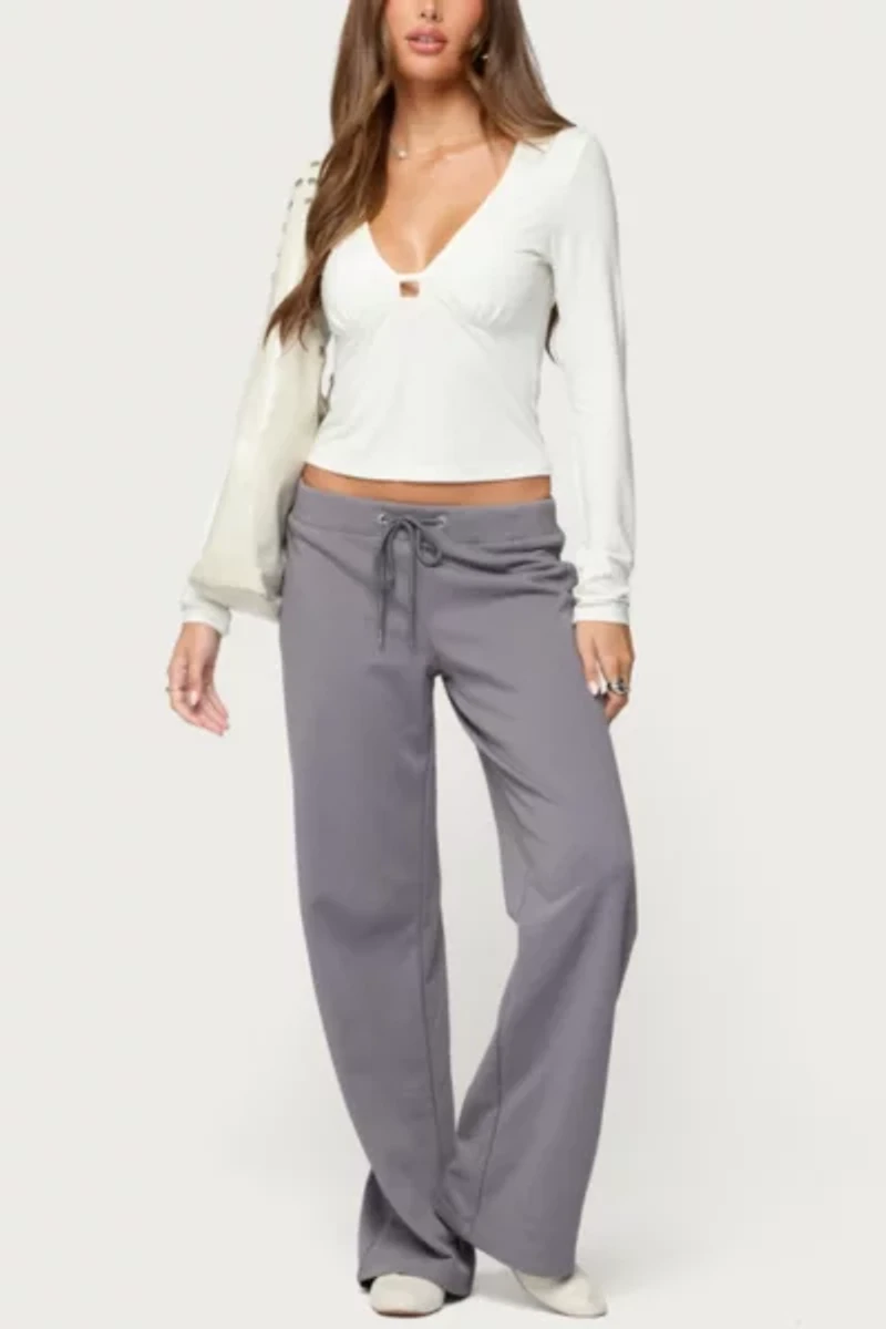 Edikted Quinn Straight Leg Sweatpants