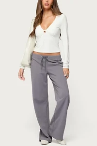 Edikted Quinn Straight Leg Sweatpants
