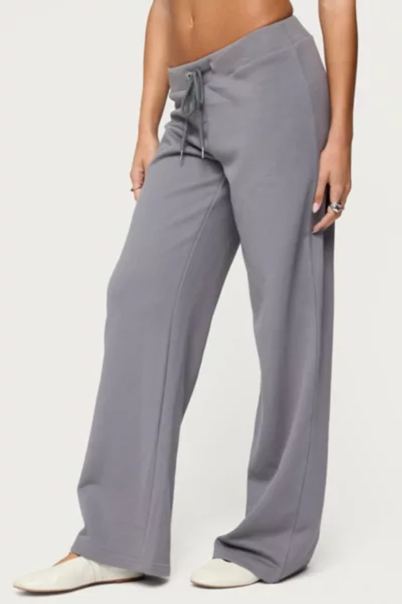 Edikted Quinn Straight Leg Sweatpants