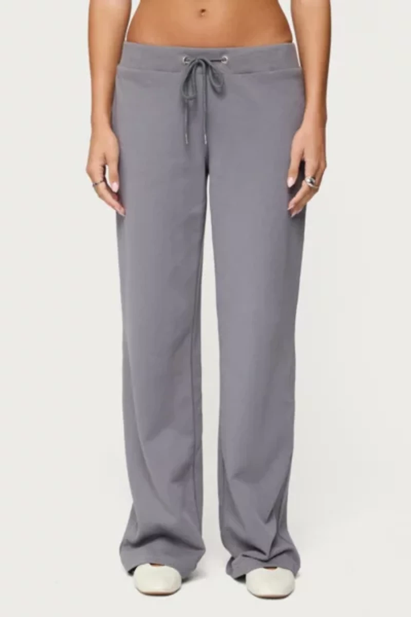 Edikted Quinn Straight Leg Sweatpants