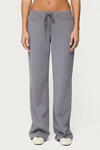 Edikted Quinn Straight Leg Sweatpants