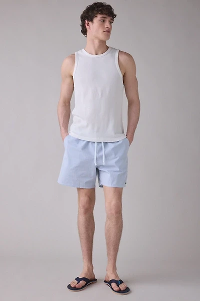 Lacoste Stripe Pattern Swim Trunks