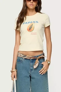 Edikted Papaya T Shirt