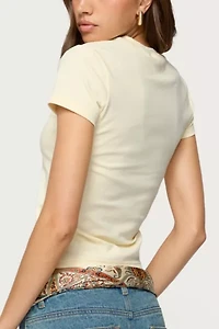 Edikted Papaya T Shirt