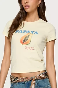 Edikted Papaya T Shirt