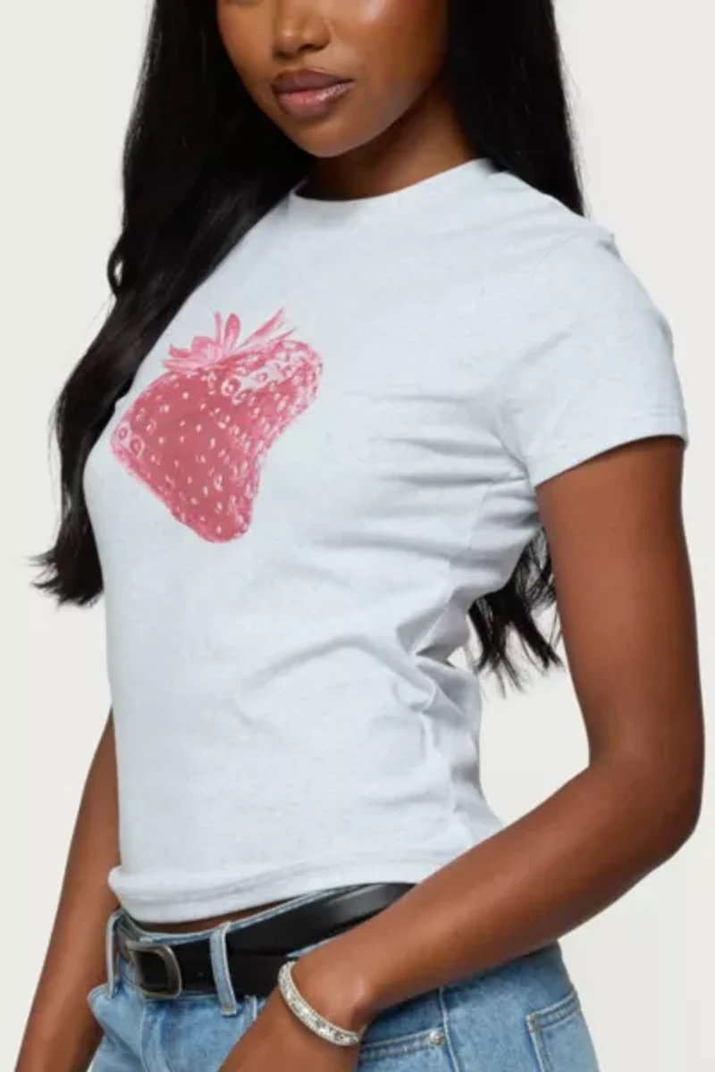 Edikted Sweet Berry T Shirt