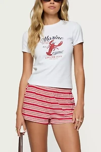 Edikted Lobster Club T Shirt
