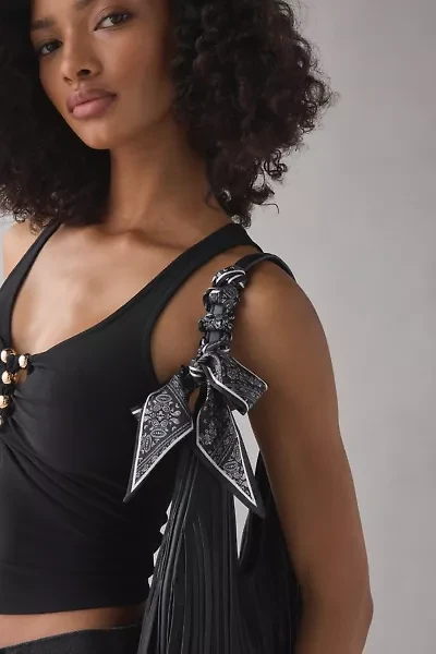 Paisley Pattern Silky Wrap Scarf