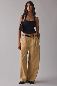 BDG Nova Ribbed Knit Cropped Halter Top
