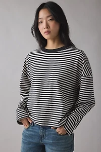 BDG Boxy Long Sleeve Spill The Tee