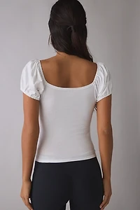 Kimchi Blue Hot Mess Express Graphic Puff Sleeve Tee