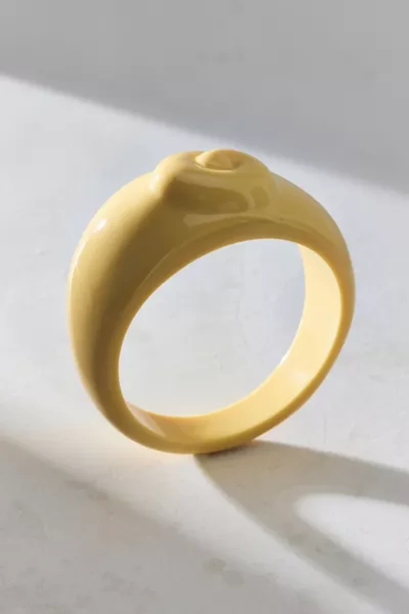 Megara Swirl Acrylic Bangle Bracelet