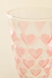 For Love & Lemons UO Exclusive Heart Drinking Glass