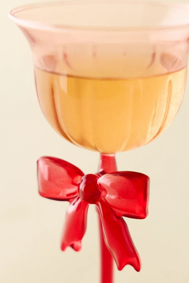 For Love & Lemons UO Exclusive Bow Coupe Glass