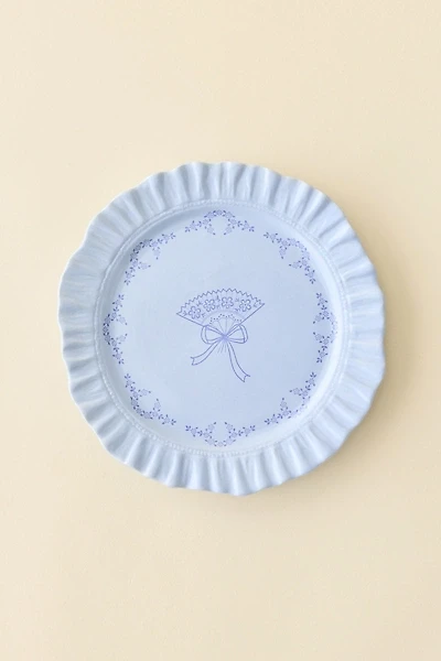 For Love & Lemons UO Exclusive Ruffle Ceramic Side Plate