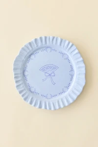 For Love & Lemons UO Exclusive Ruffle Ceramic Side Plate