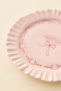 For Love & Lemons UO Exclusive Ruffle Ceramic Side Plate